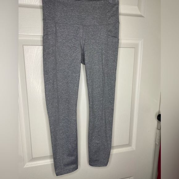 ZIYA active leggings grey haze knit pockets NWT - Picture 11 of 12